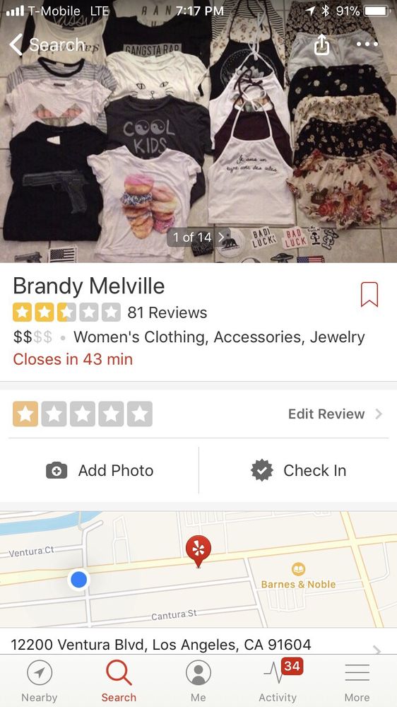 BRANDY MELVILLE CLOSED 81 Reviews & 14 Photos 12200 Ventura Blvd