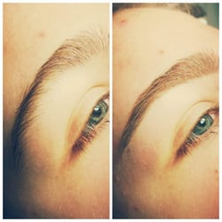Brittany Marquez - Eyebrow waxes before and afters