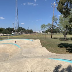 Johnson City Community Park - Baseball field in the distance and skate park