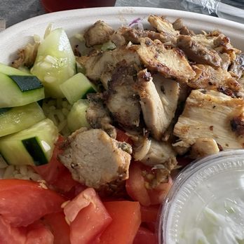 Geitonia Greek Grill - Another close-up to show the freshness of the vegetables - Greek Near Me - Valparaiso, Indiana