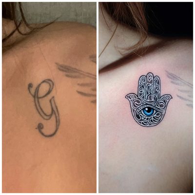 Cover-Up's - Some examples of some cover up job's we have done for happy clients.