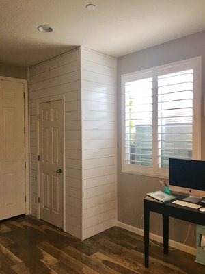 Shiplap installed - Shiplap installed Shiplap installed - Shiplap installed