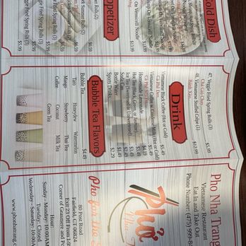 Pho Nha Trang - Menu 9/2026 - Vietnamese Near Me - Fairfield, Connecticut Pho Nha Trang - Menu 9/2026 - Vietnamese Near Me - Fairfield, Connecticut