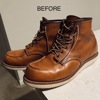 West Shoe Hospital - Red wing 10875's before resole - Shoe Repair Near Me - Houston, Texas West Shoe Hospital - Red wing 10875's before resole - Shoe Repair Near Me - Houston, Texas