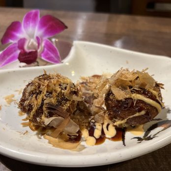 Sho Sushi - Takoyaki (Octopus pancake in cake pop form) - Sushi Bars Near Me - Centennial, Colorado Sho Sushi - Takoyaki (Octopus pancake in cake pop form) - Sushi Bars Near Me - Centennial, Colorado