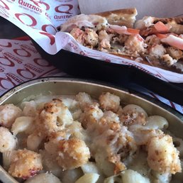 Lobster Mac & Cheese with Lobster Scampi sub.
