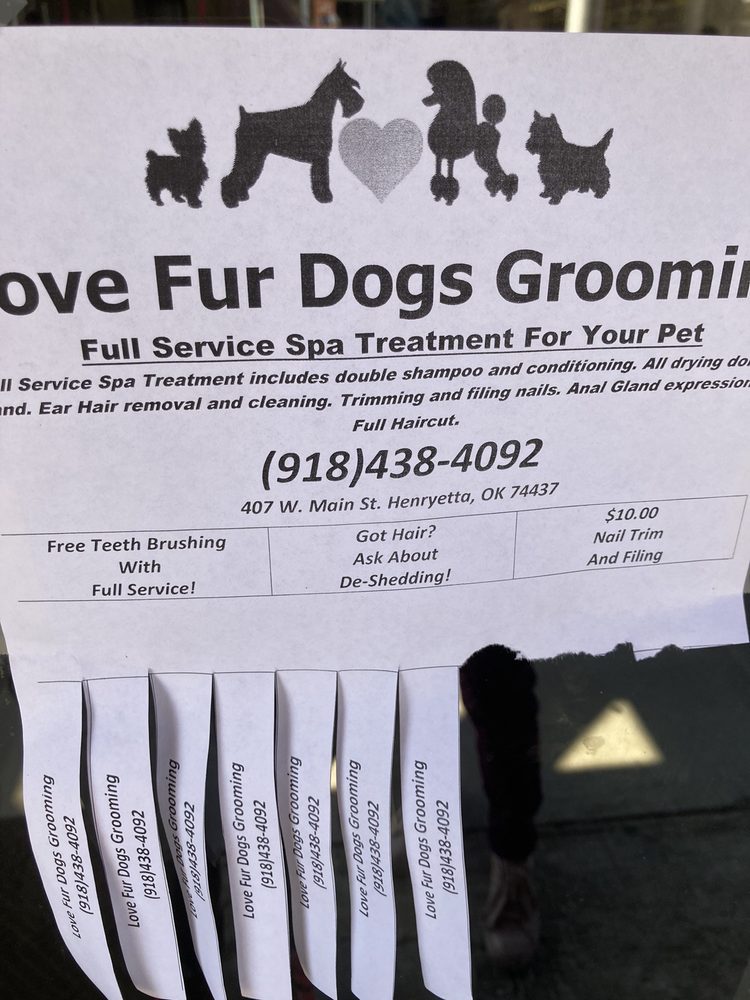 LOVE FUR DOGS GROOMING Updated September 2024 407 W Main St