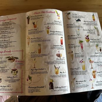 Flamingo Tiki - Menu - Cocktail Bars Near Me - Oklahoma City, Oklahoma