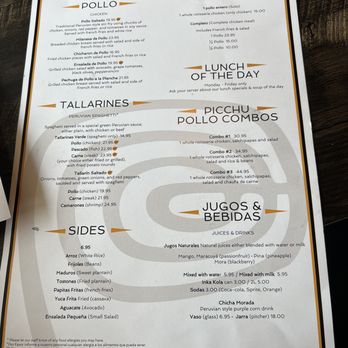 Picchu - Menu - Peruvian Near Me - Selden, New York Picchu - Menu - Peruvian Near Me - Selden, New York