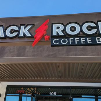 Black Rock Coffee Bar - Entrance facing parking lot - Coffee & Tea Near Me - Gilbert, Arizona