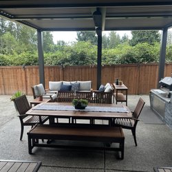 Ipewood outdoor table set