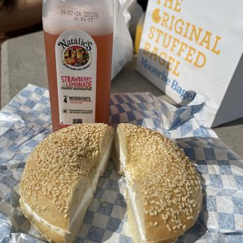 Moonrise Bagels - Sesame bagel with cream cheese - Bagels Near Me - Poughkeepsie, New York Moonrise Bagels - Sesame bagel with cream cheese - Bagels Near Me - Poughkeepsie, New York