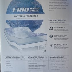 Mattress Firm Monterey Park Marketplace - Mattress protector we got from them.