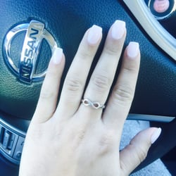 Salons by JC - Nude coffin nails by Kia