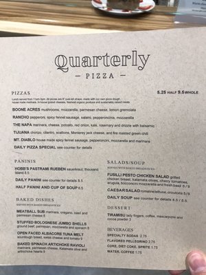 Menu photo 4 Quarterly San Ramon, CA