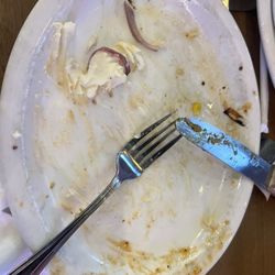 Refz Sports Bar and Grill - Empty plate
