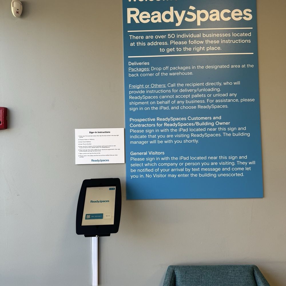 ReadySpaces - Entrance where you "sign in" - Self Storage Near Me - Hayward, California