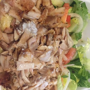 Döner Shack - Chicken rice plate. Hardly any white sauce booooo - Middle Eastern Near Me - Honolulu, Hawaii