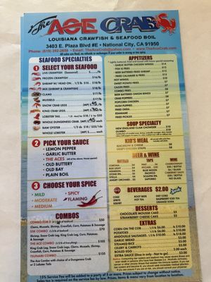 Menu photo 2 The Ace Crab National City, CA Menu photo 2 The Ace Crab National City, CA