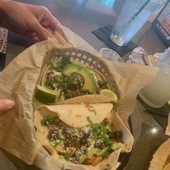 Torchy's Tacos - One is the salmon. The other is pork - Tacos Near Me - Midlothian, Virginia Torchy's Tacos - One is the salmon. The other is pork - Tacos Near Me - Midlothian, Virginia