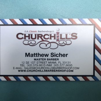 Churchill's Barber Shop - Barbers Near Me - Miami, Florida Churchill's Barber Shop - Barbers Near Me - Miami, Florida