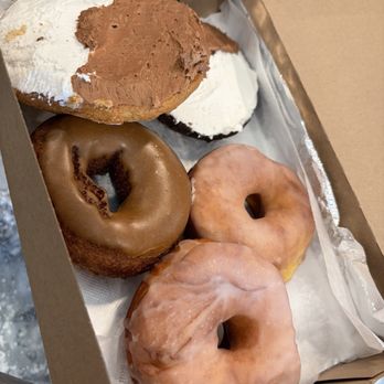 Country Glazed - Half moons, glazed donuts maple donut - Donuts Near Me - Central Square, New York