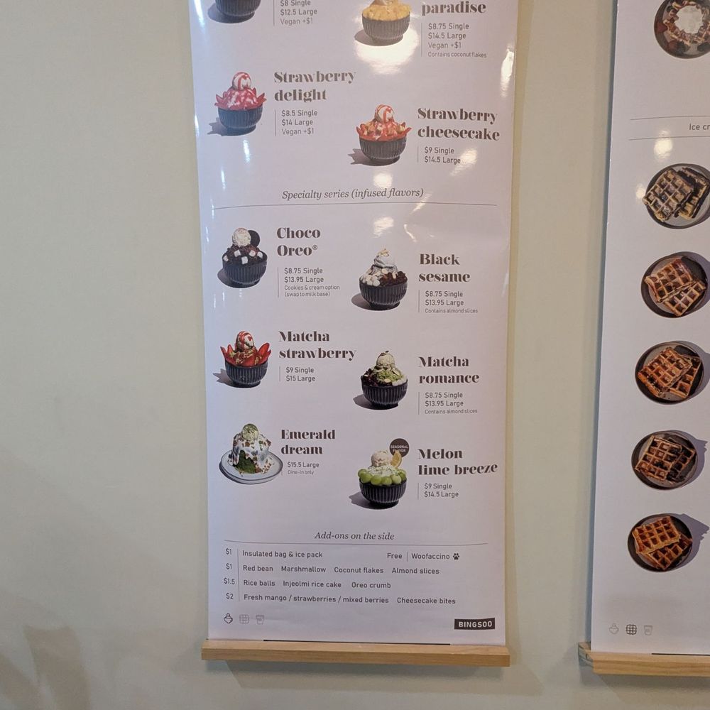 Heybings - Bingsoo options - Desserts Near Me - Costa Mesa, California Heybings - Bingsoo options - Desserts Near Me - Costa Mesa, California