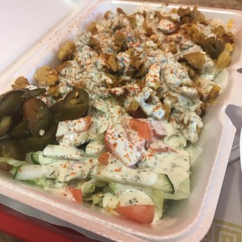 Gyro Express - Chicken Rice! All covered with delicious white sauce and paprika. - Afghan Near Me - Trenton, New Jersey Gyro Express - Chicken Rice! All covered with delicious white sauce and paprika. - Afghan Near Me - Trenton, New Jersey