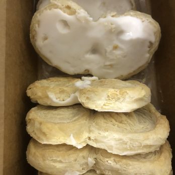 Eileen's Centerview Bakery - Their mini pastry hearts. I bought six to share with coworkers. They have large ones too! - Bakeries Near Me - West Seneca, New York