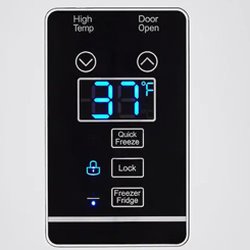 Adjust the compartment to be either a freezer or refrigerator, depending on your needs. Convenient switch makes it very easy to convert the