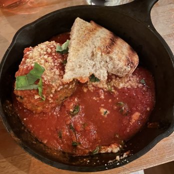 Mercato - Fontina Stuffed Meatballs - Italian Near Me - Philadelphia, Pennsylvania Mercato - Fontina Stuffed Meatballs - Italian Near Me - Philadelphia, Pennsylvania