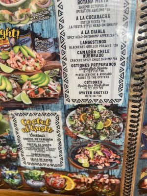Menu photo 2 Mariscos La Fiesta Lawndale, CA