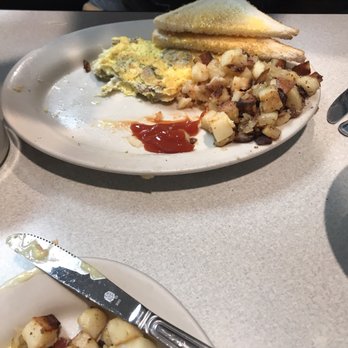 Suzie's Diner - Chicken sausage omelet after devouring half of it - Diners Near Me - Hudson, New Hampshire