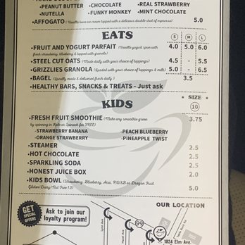 SPiN - Menu page 4 - Coffee & Tea Near Me - Medford, Oregon SPiN - Menu page 4 - Coffee & Tea Near Me - Medford, Oregon