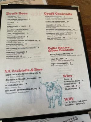 Menu photo 1 Crafty Cow - Burgers & Fried Chicken Oconomowoc, WI