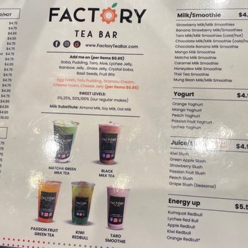 Factory Tea Bar-Westminster - Coffee & Tea Near Me - Westminster, California Factory Tea Bar-Westminster - Coffee & Tea Near Me - Westminster, California