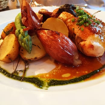 Makoto Aoki - foie gras stuffed pintado - French Near Me - Paris, 75