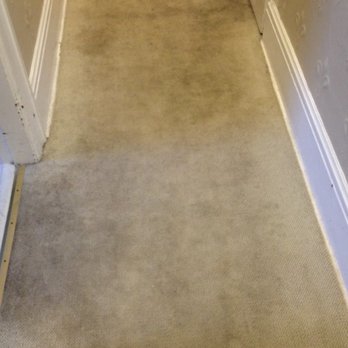The Dry Carpet Cleaner - Before. When people decide to wear shoes in the house. - Carpet Cleaning Near Me
