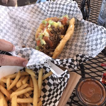 Timoteo's Food Shack - Fry bread taco meal - Burgers Near Me - Albuquerque, New Mexico