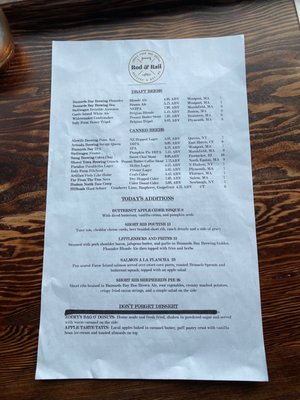 Menu photo 7 Rod & Rail Buzzards Bay, MA