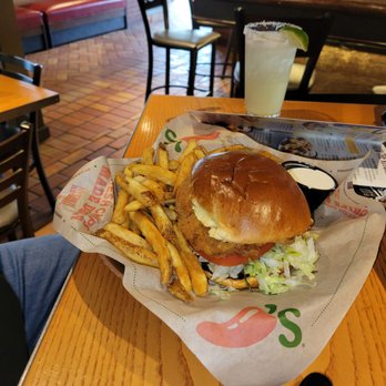 Chili's - 3 for me deal at $10.99. A chicken sandwich fries and a on the rocks margarita. Yummy - American Near Me - Temecula, California Chili's - 3 for me deal at $10.99. A chicken sandwich fries and a on the rocks margarita. Yummy - American Near Me - Temecula, California