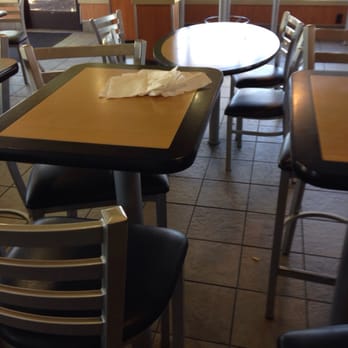 Burger King - empty tables and chairs in a restaurant - Burgers Near Me - Longview, Washington
