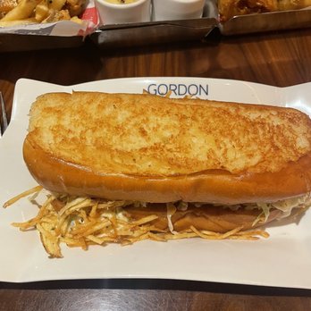 Gordon Ramsay Burger Las Vegas - Massive Fish & Chips Sandwich - Burgers Near Me - Las Vegas, Nevada
