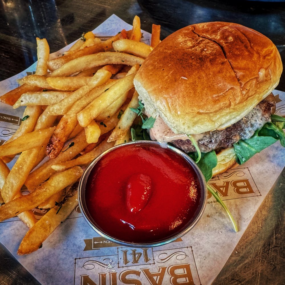 Basin 141 - Happy Hour mini burger - Gastropubs Near Me - Monrovia, California Basin 141 - Happy Hour mini burger - Gastropubs Near Me - Monrovia, California