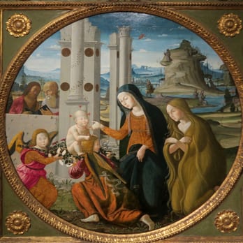 Lowe Art Museum - Bernardino Fungai; Madonna and Child with Saints and Angels; circa 1510-1515; tempera on wood - Art Museums Near Me - Coral Gables, Florida Lowe Art Museum - Bernardino Fungai; Madonna and Child with Saints and Angels; circa 1510-1515; tempera on wood - Art Museums Near Me - Coral Gables, Florida