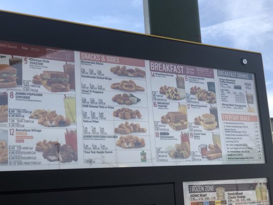 Menu photo 3 Sonic Drive-In Pittsburg, CA