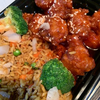 Hong Kong Restaurant - Sesame chicken with pork fried rice - Chinese Near Me - Indianapolis, Indiana Hong Kong Restaurant - Sesame chicken with pork fried rice - Chinese Near Me - Indianapolis, Indiana