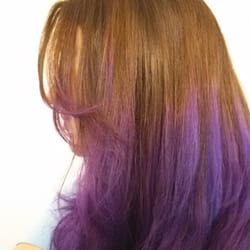 Tribe Salon - Chelsea nailed my purple ombre.  Absolute perfection!