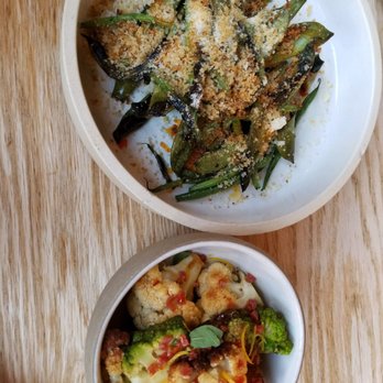 Lilia - Green beans (forgot the name) And cauliflower, Spicy Soppressata - Italian Near Me - Brooklyn, New York Lilia - Green beans (forgot the name) And cauliflower, Spicy Soppressata - Italian Near Me - Brooklyn, New York