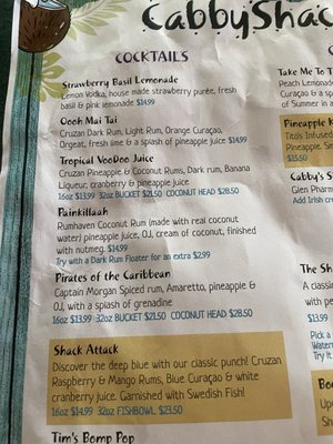 Menu photo 1 CabbyShack Plymouth, MA